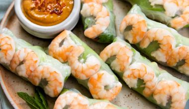 What to Serve With Vietnamese Spring Rolls